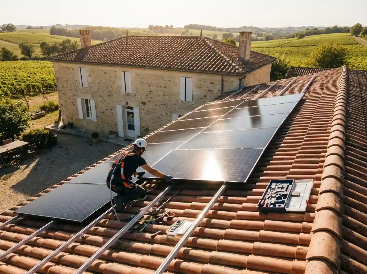 Installation de Panneaux Solaires Néac