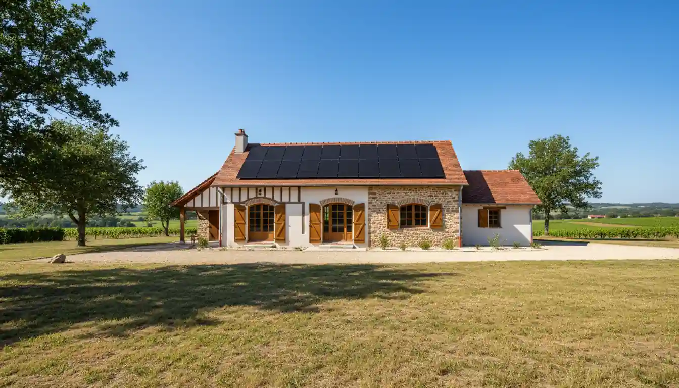 Installation de Panneaux Solaires à Néac, Maison Neuve